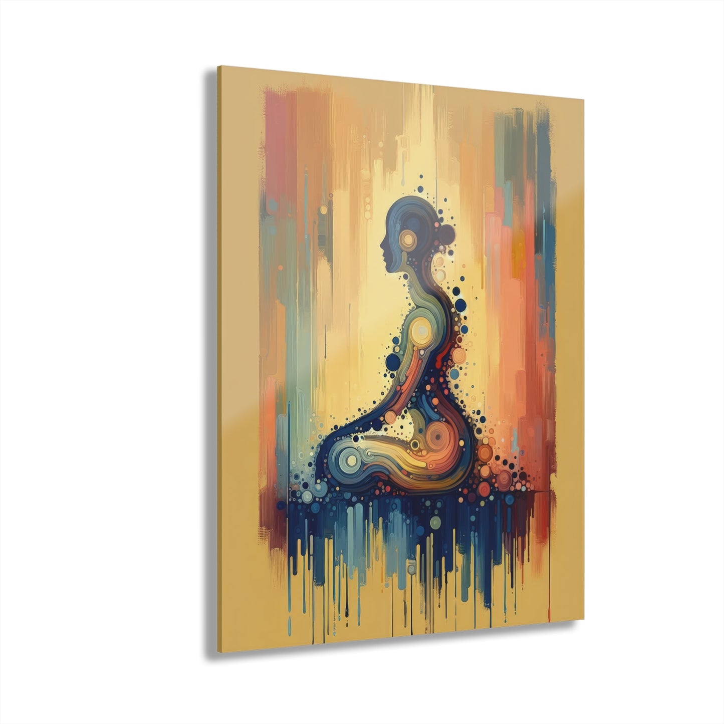 Patience Essence Tachism Acrylic Prints (French Cleat Hanging) - ATUH.ART