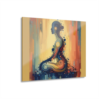 Patience Essence Tachism Acrylic Prints (French Cleat Hanging) - ATUH.ART