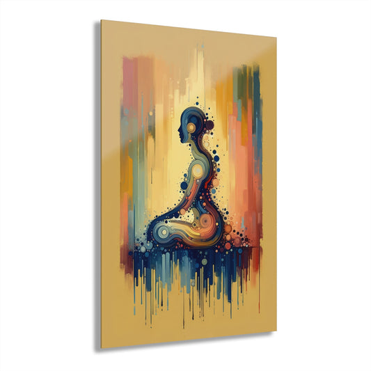 Patience Essence Tachism Acrylic Prints (French Cleat Hanging) - ATUH.ART