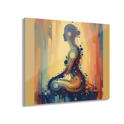 Patience Essence Tachism Acrylic Prints (French Cleat Hanging) - ATUH.ART