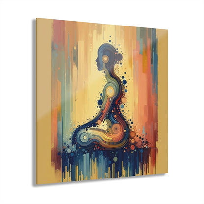 Patience Essence Tachism Acrylic Prints (French Cleat Hanging) - ATUH.ART