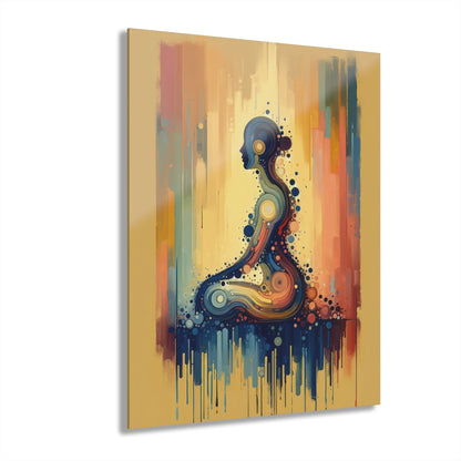 Patience Essence Tachism Acrylic Prints (French Cleat Hanging) - ATUH.ART