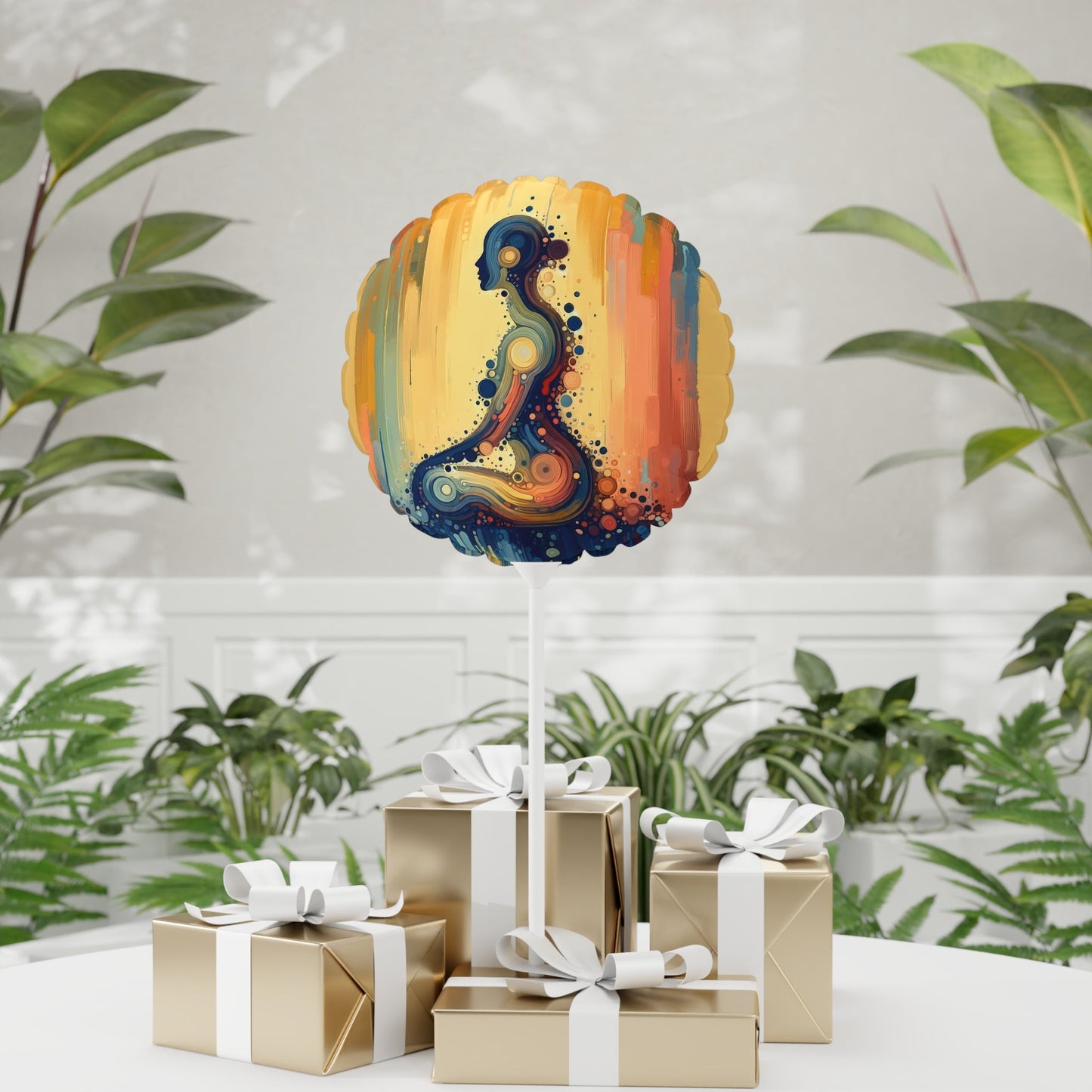 Patience Essence Tachism Balloon (Round and Heart-shaped), 11" - ATUH.ART