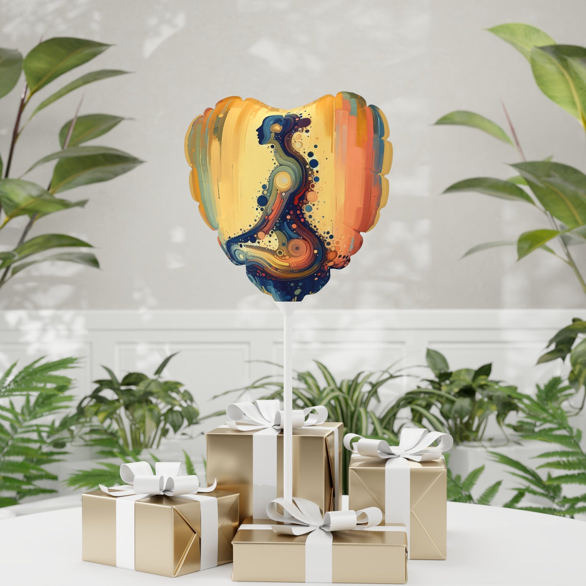 Patience Essence Tachism Balloon (Round and Heart-shaped), 11" - ATUH.ART