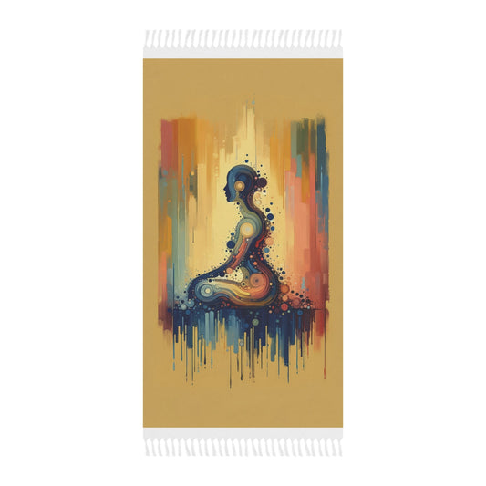 Patience Essence Tachism Boho Beach Cloth - ATUH.ART