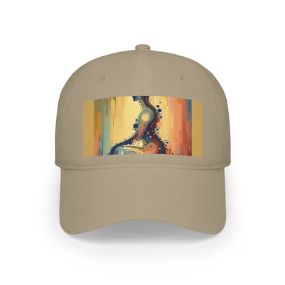 Patience Essence Tachism Low Profile Baseball Cap - ATUH.ART