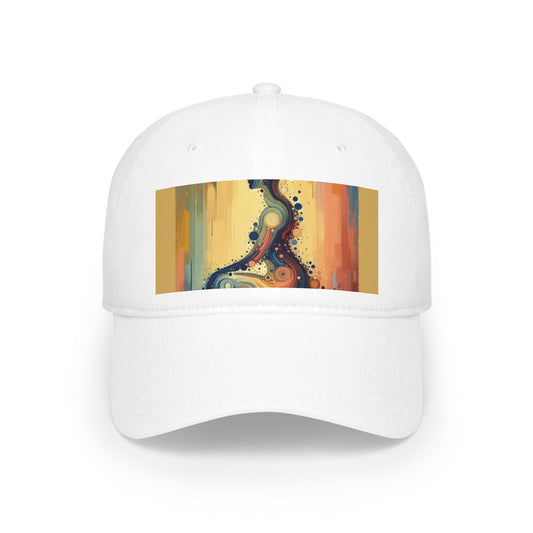 Patience Essence Tachism Low Profile Baseball Cap - ATUH.ART