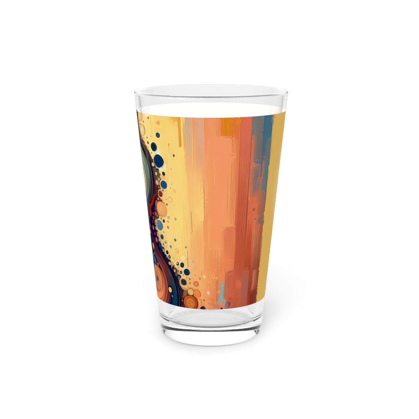 Patience Essence Tachism Pint Glass, 16oz - ATUH.ART