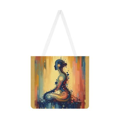 Patience Essence Tachism Shoulder Tote Bag (AOP) - ATUH.ART