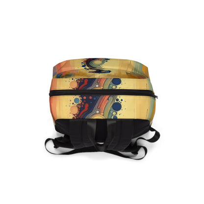 Patience Essence Tachism Unisex Classic Backpack - ATUH.ART