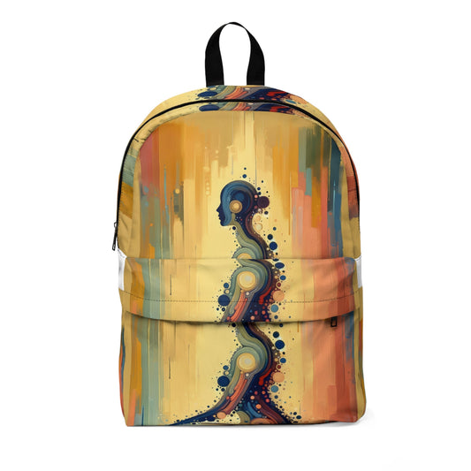 Patience Essence Tachism Unisex Classic Backpack - ATUH.ART
