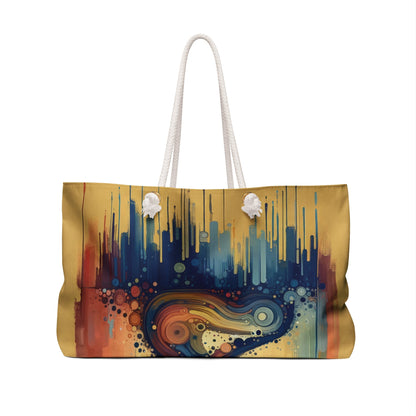 Patience Essence Tachism Weekender Bag - ATUH.ART