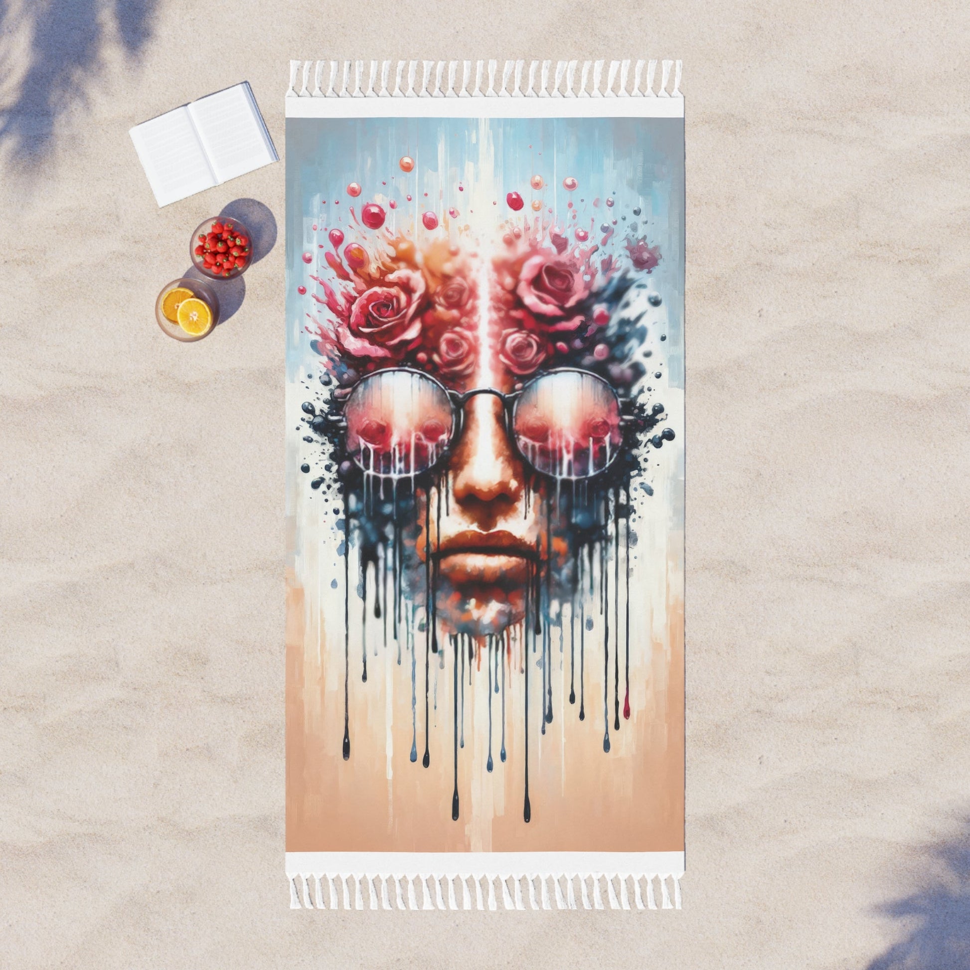 Perception Cleansing Tachism Boho Beach Cloth - ATUH.ART