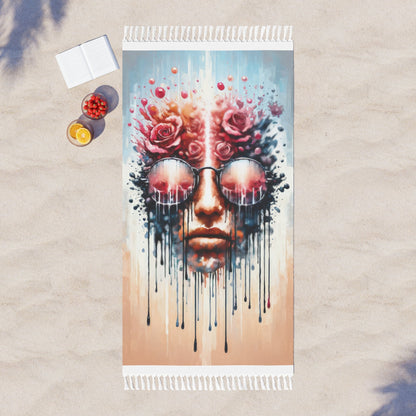 Perception Cleansing Tachism Boho Beach Cloth - ATUH.ART