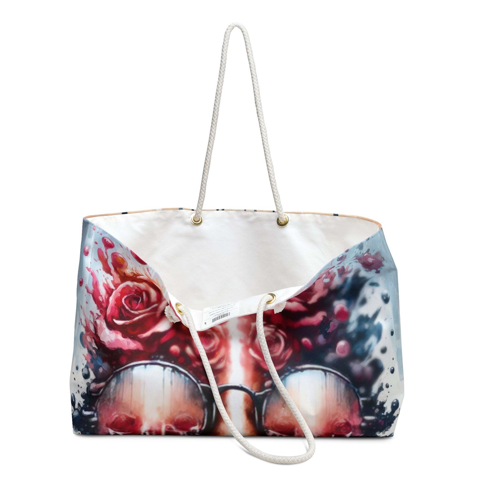 Perception Cleansing Tachism Weekender Bag - ATUH.ART