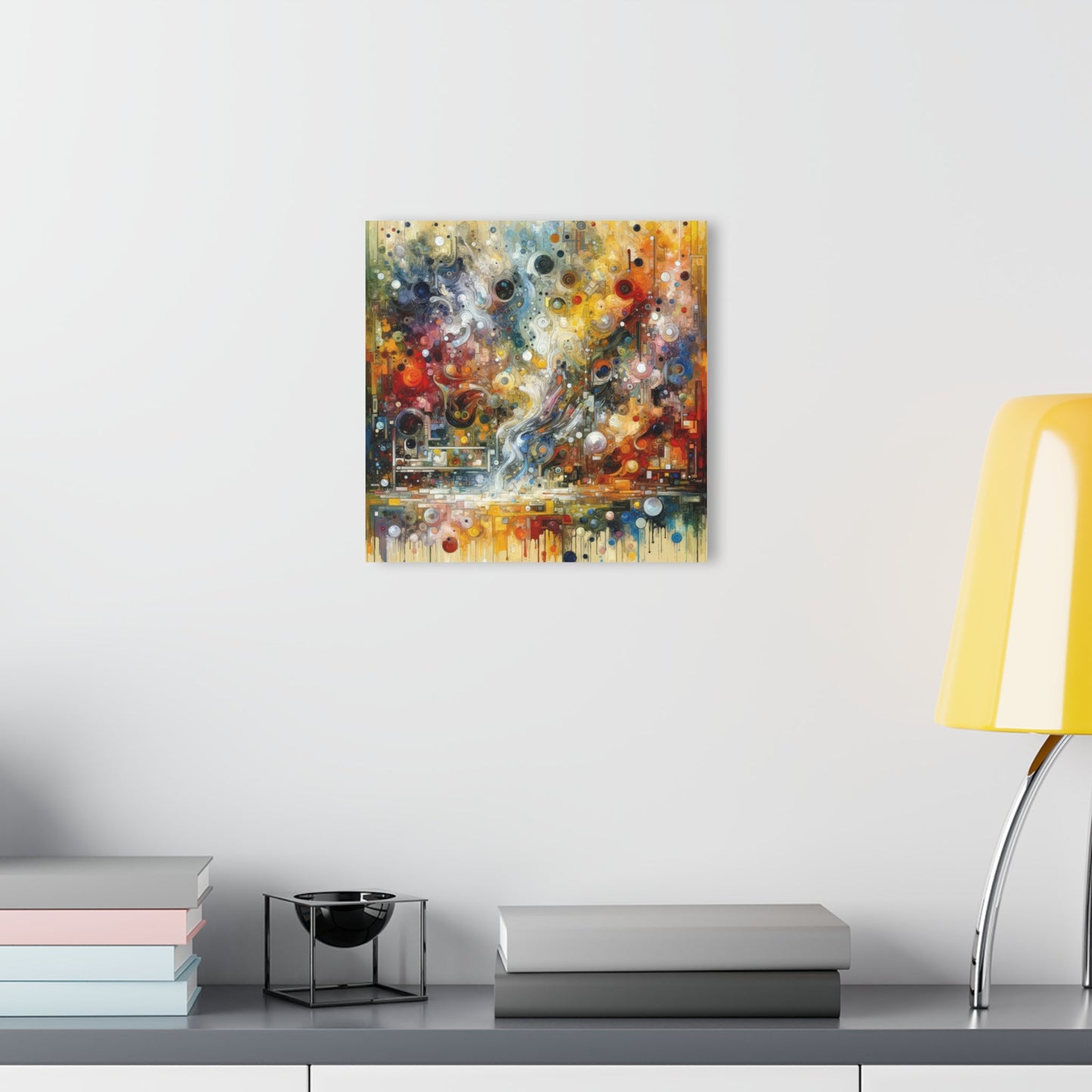 Perception Mosaic Abstract Acrylic Prints (French Cleat Hanging) - ATUH.ART