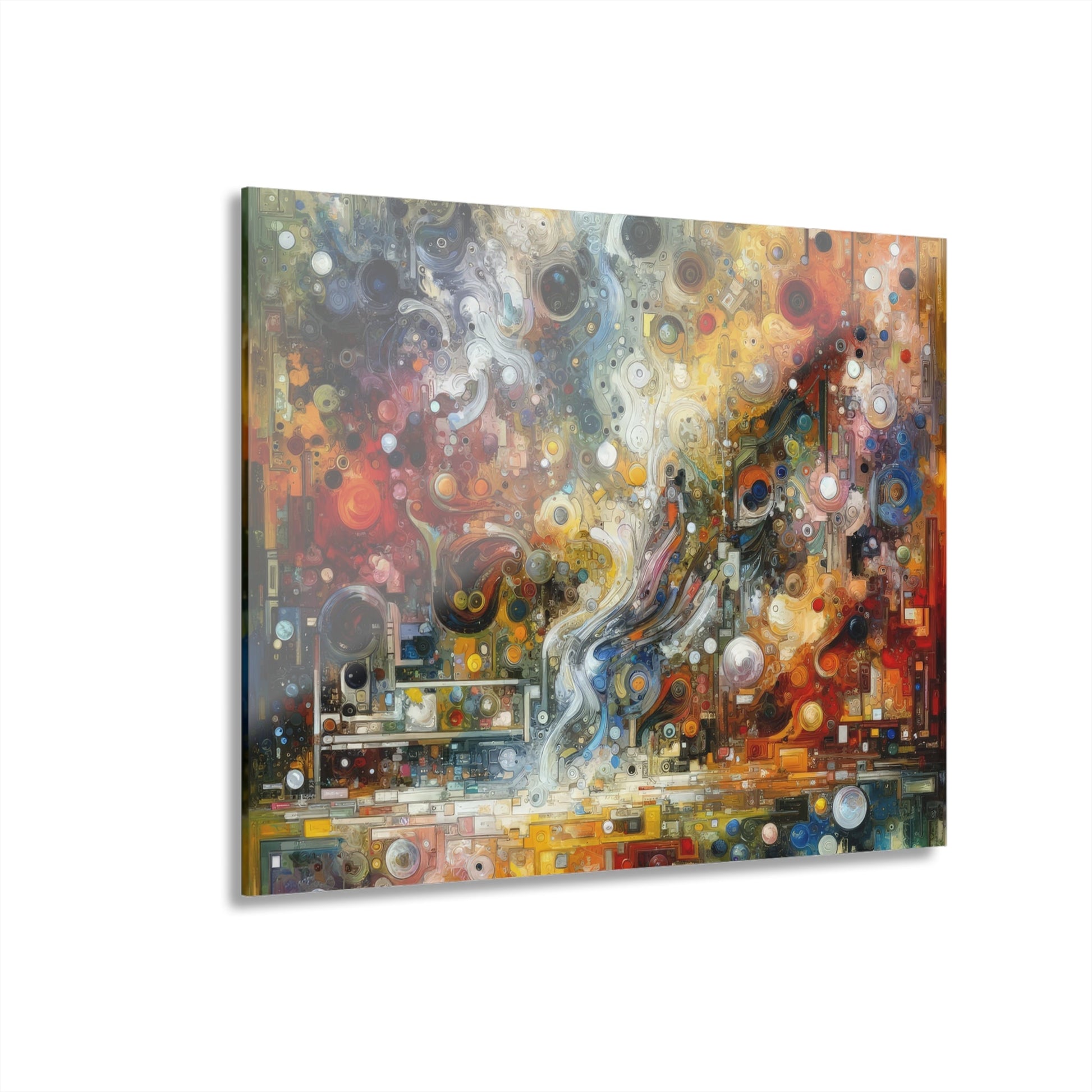 Perception Mosaic Abstract Acrylic Prints (French Cleat Hanging) - ATUH.ART