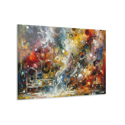 Perception Mosaic Abstract Acrylic Prints (French Cleat Hanging) - ATUH.ART