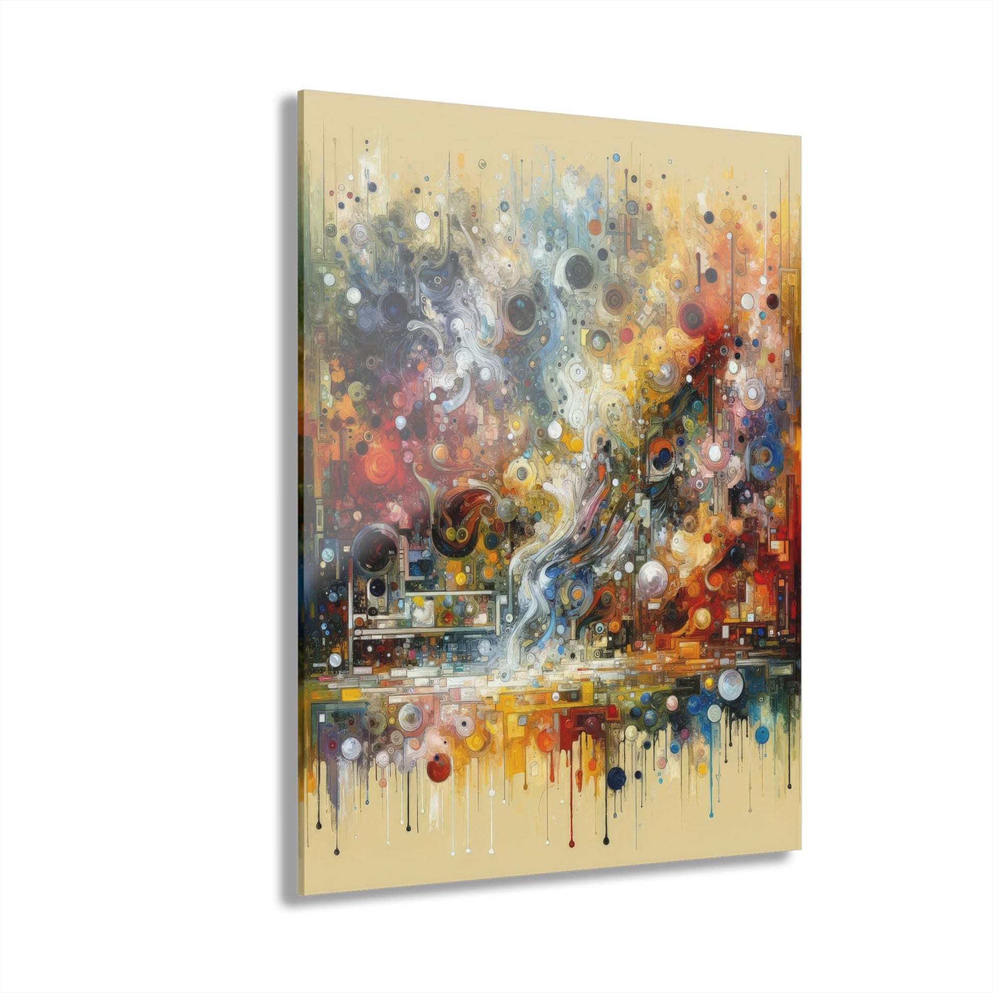 Perception Mosaic Abstract Acrylic Prints (French Cleat Hanging) - ATUH.ART