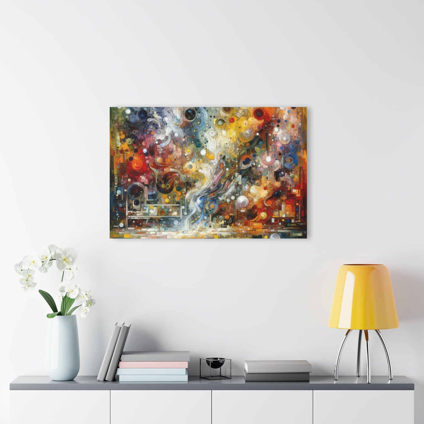 Perception Mosaic Abstract Acrylic Prints (French Cleat Hanging) - ATUH.ART