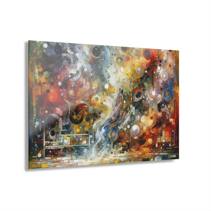 Perception Mosaic Abstract Acrylic Prints (French Cleat Hanging) - ATUH.ART