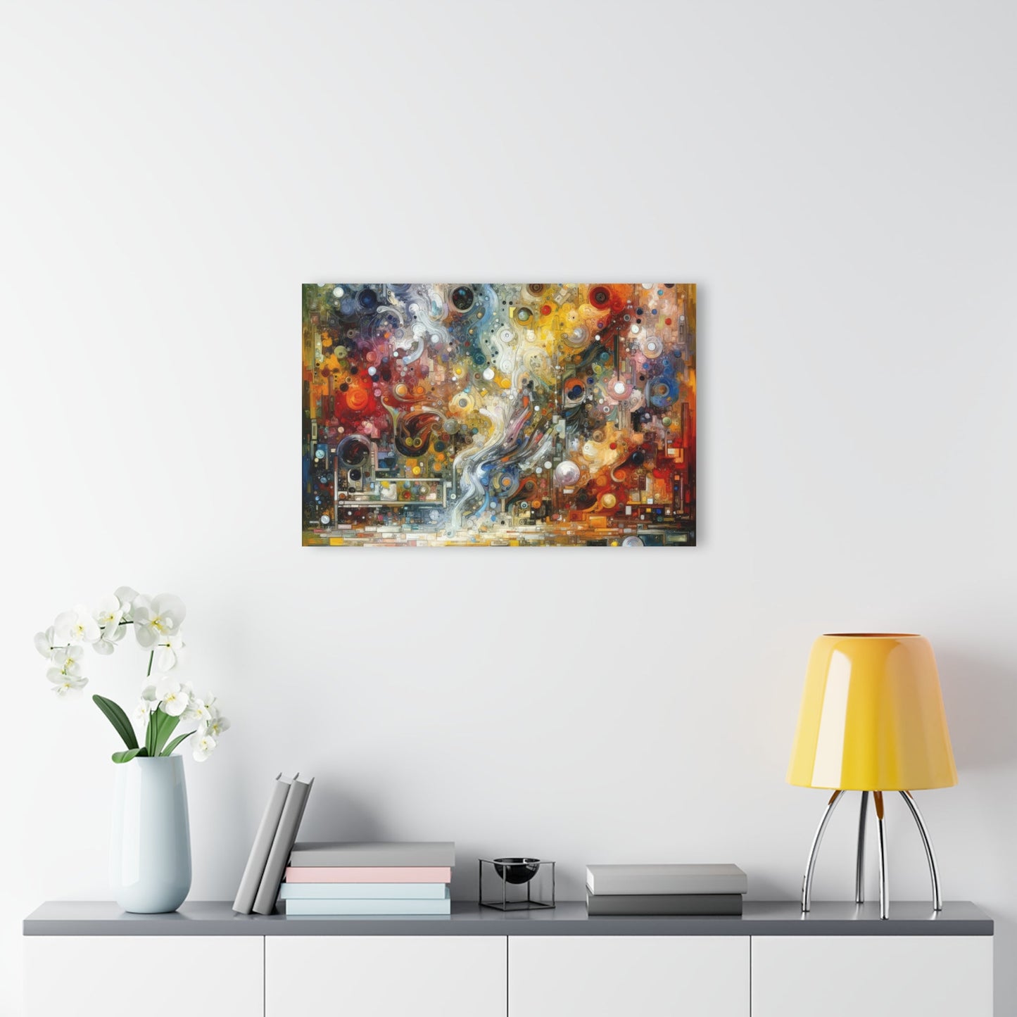 Perception Mosaic Abstract Acrylic Prints (French Cleat Hanging) - ATUH.ART