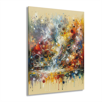 Perception Mosaic Abstract Acrylic Prints (French Cleat Hanging) - ATUH.ART