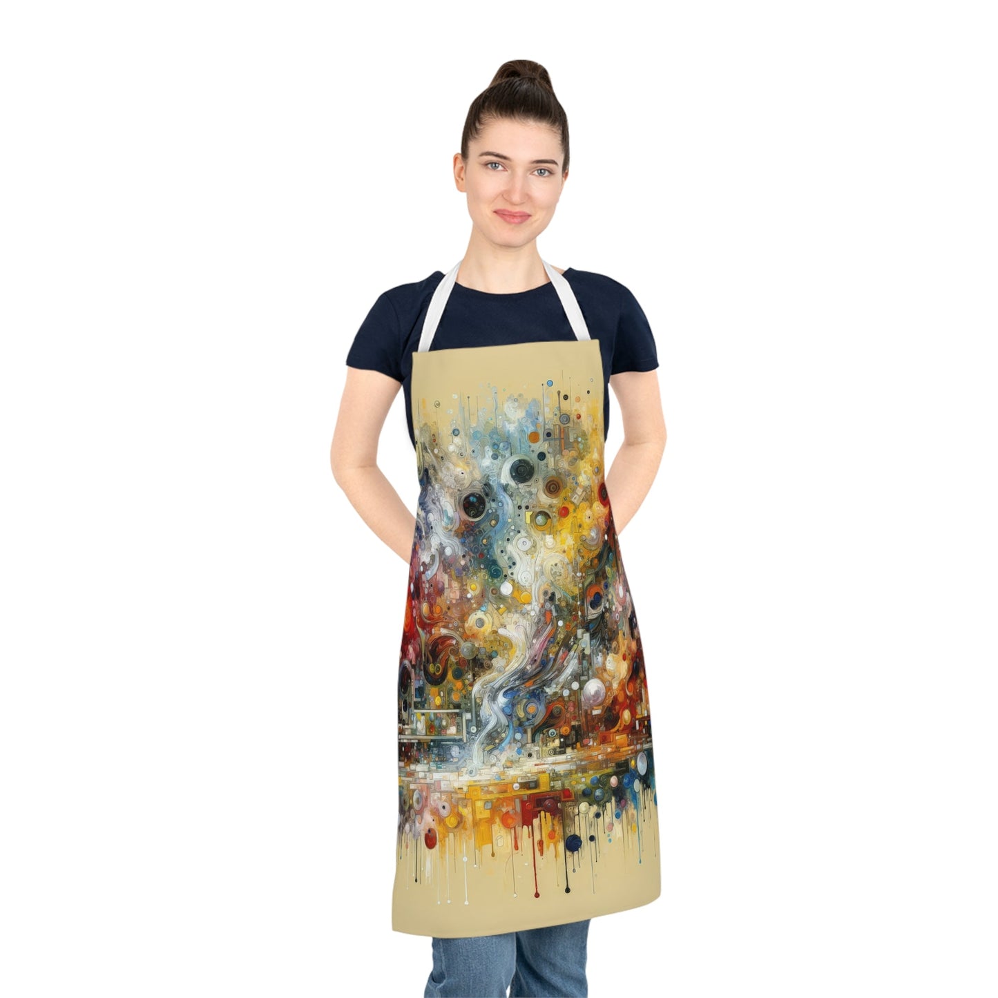 Perception Mosaic Abstract Adult Apron (AOP) - ATUH.ART