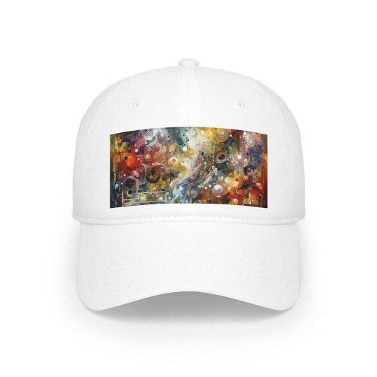 Perception Mosaic Abstract Low Profile Baseball Cap - ATUH.ART