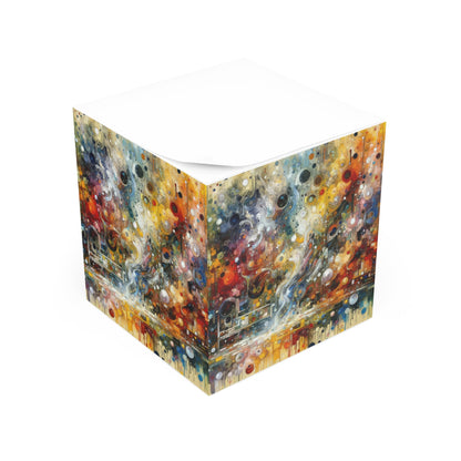 Perception Mosaic Abstract Note Cube - ATUH.ART