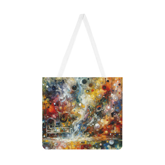 Perception Mosaic Abstract Shoulder Tote Bag (AOP) - ATUH.ART