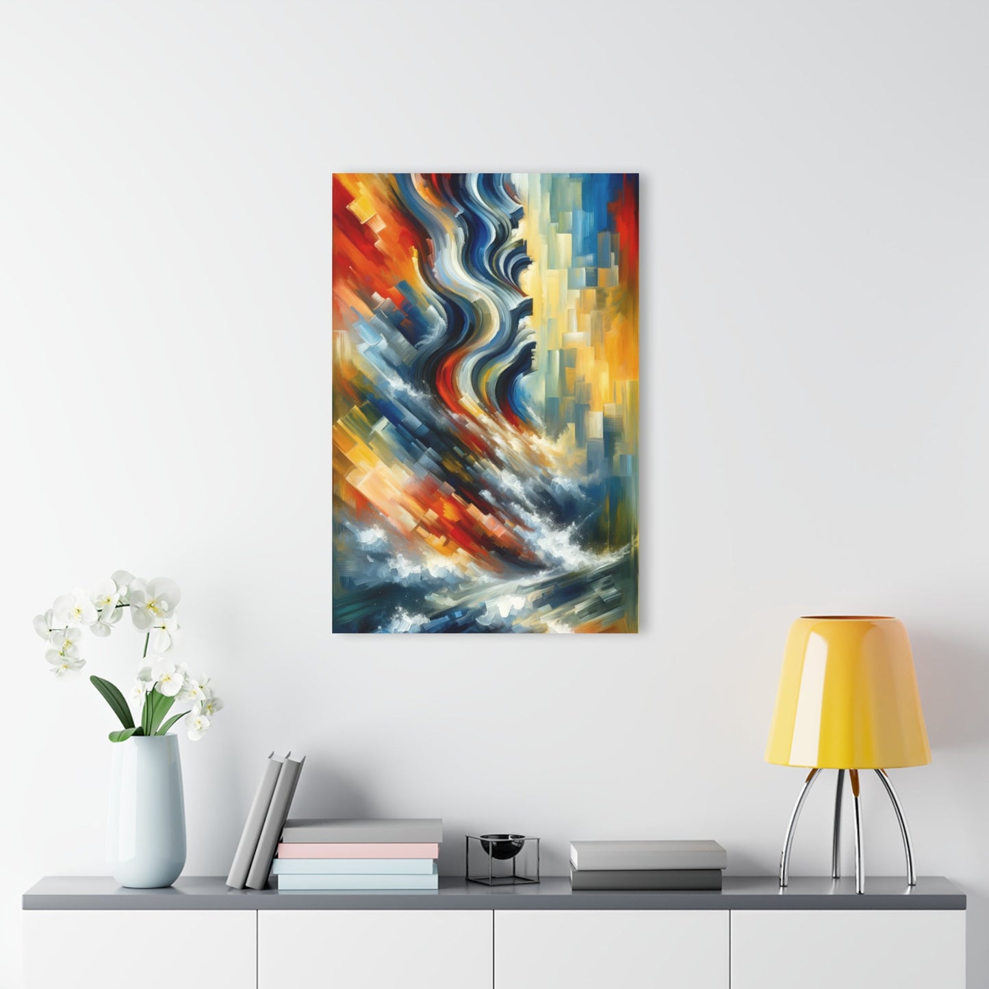 Persistence Force Abstract Acrylic Prints (French Cleat Hanging) - ATUH.ART