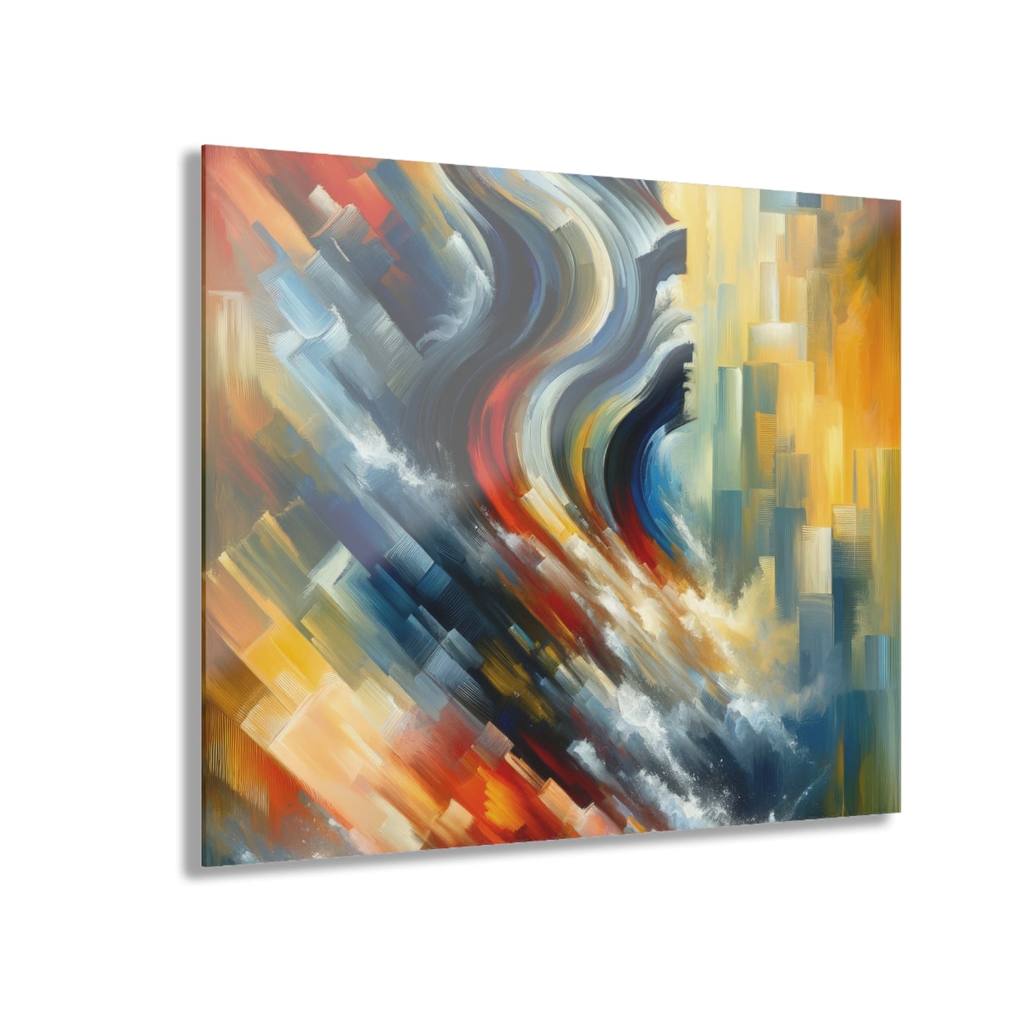Persistence Force Abstract Acrylic Prints (French Cleat Hanging) - ATUH.ART