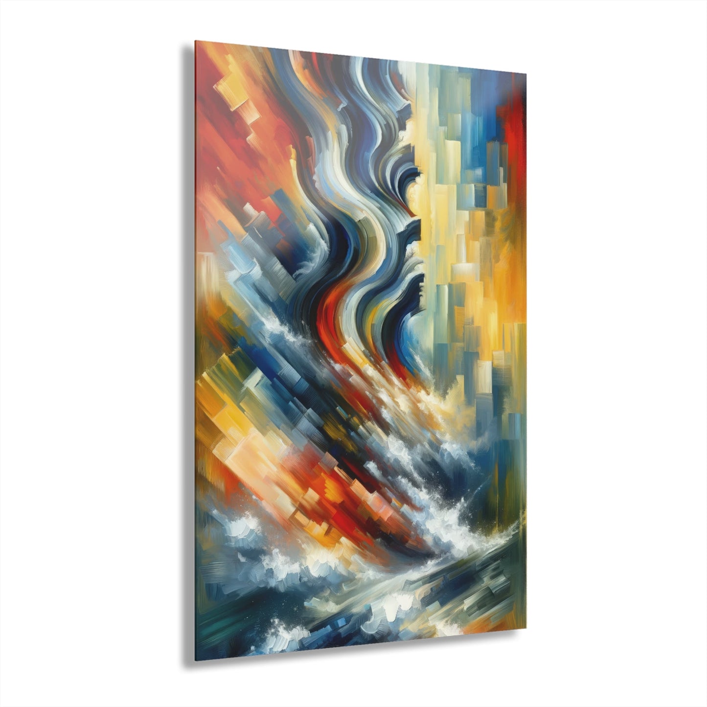 Persistence Force Abstract Acrylic Prints (French Cleat Hanging) - ATUH.ART