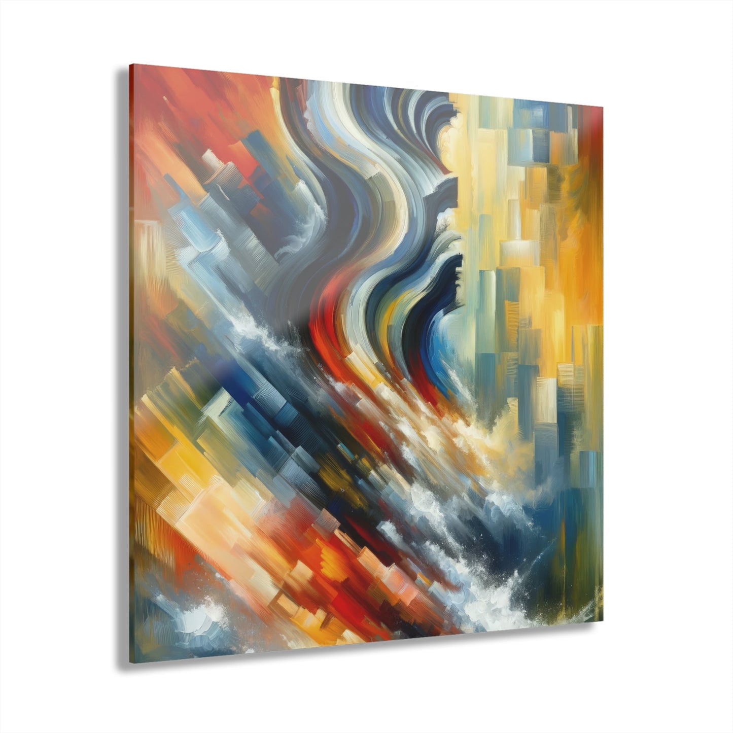 Persistence Force Abstract Acrylic Prints (French Cleat Hanging) - ATUH.ART
