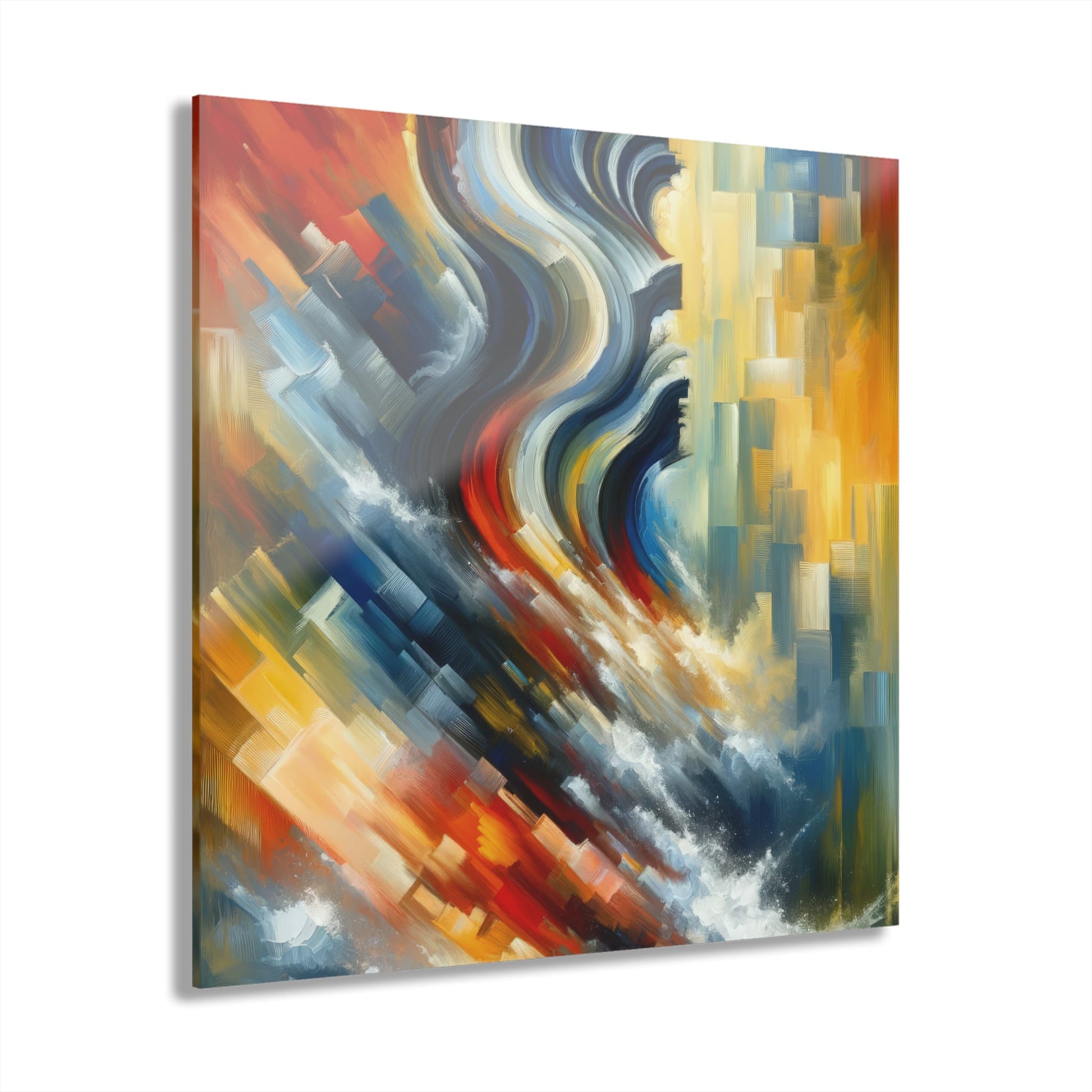 Persistence Force Abstract Acrylic Prints (French Cleat Hanging) - ATUH.ART