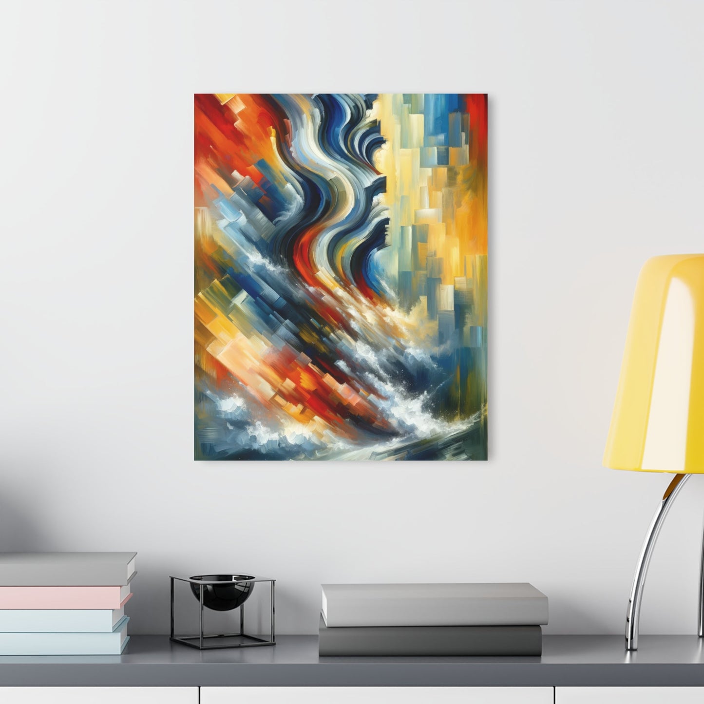 Persistence Force Abstract Acrylic Prints (French Cleat Hanging) - ATUH.ART