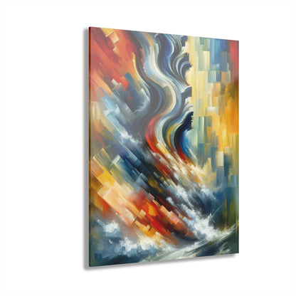 Persistence Force Abstract Acrylic Prints (French Cleat Hanging) - ATUH.ART