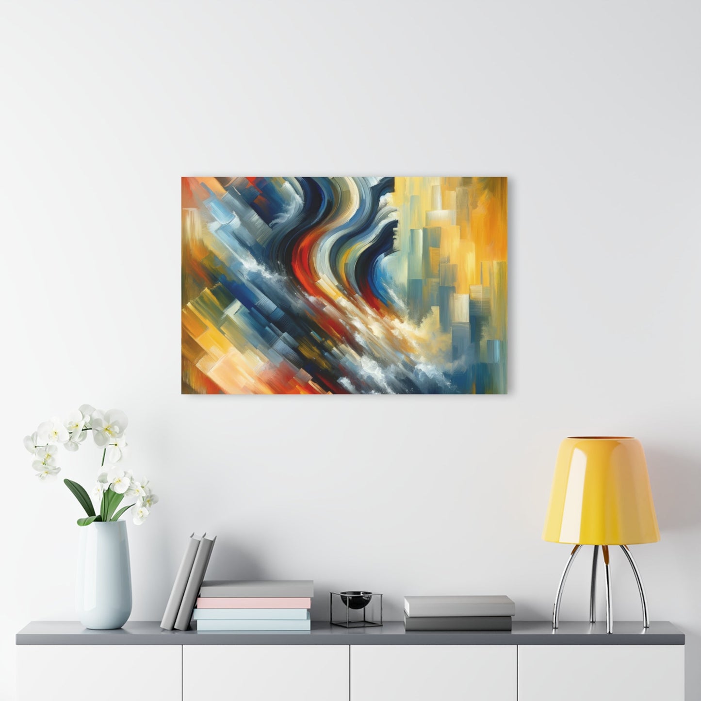 Persistence Force Abstract Acrylic Prints (French Cleat Hanging) - ATUH.ART