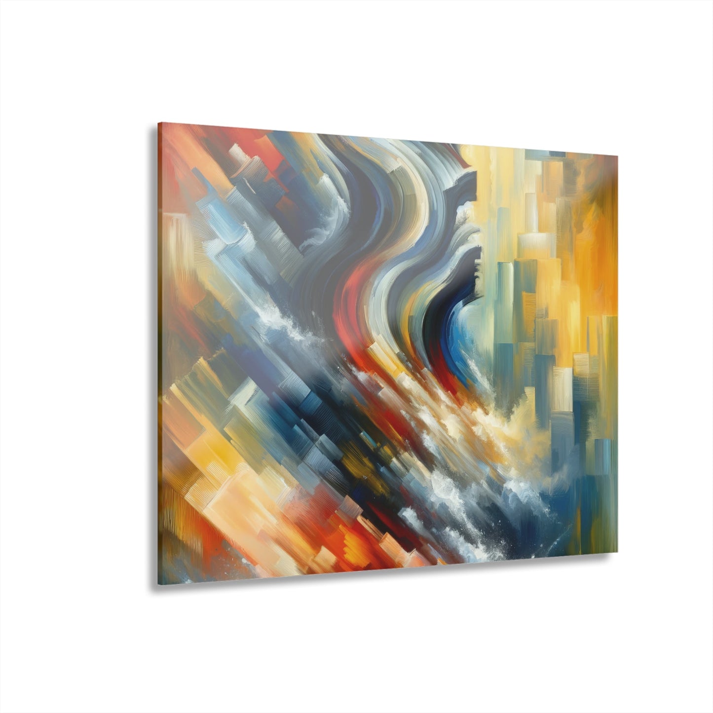 Persistence Force Abstract Acrylic Prints (French Cleat Hanging) - ATUH.ART