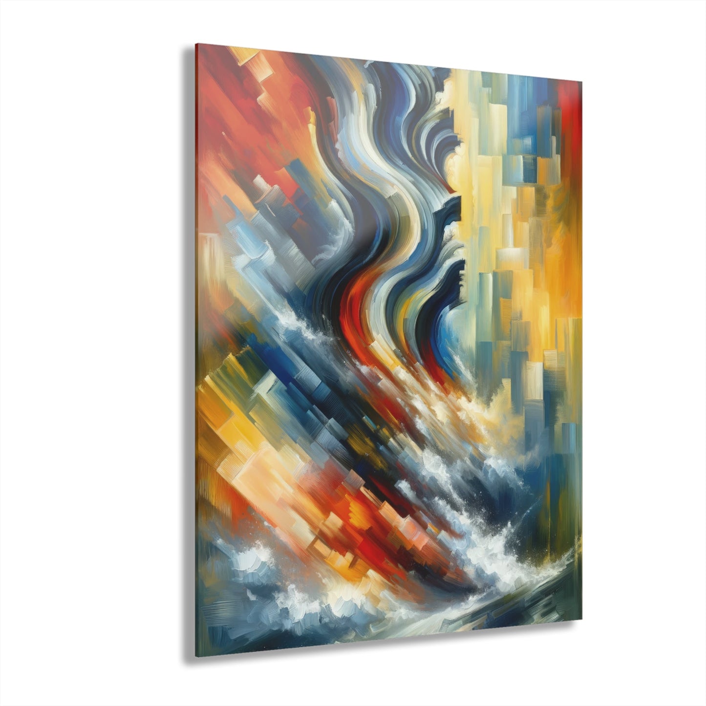 Persistence Force Abstract Acrylic Prints (French Cleat Hanging) - ATUH.ART