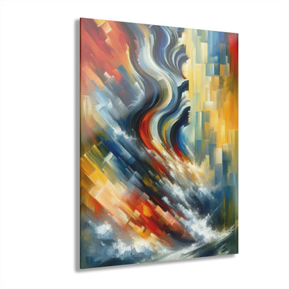 Persistence Force Abstract Acrylic Prints (French Cleat Hanging) - ATUH.ART