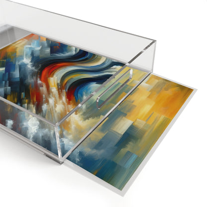 Persistence Force Abstract Acrylic Serving Tray - ATUH.ART