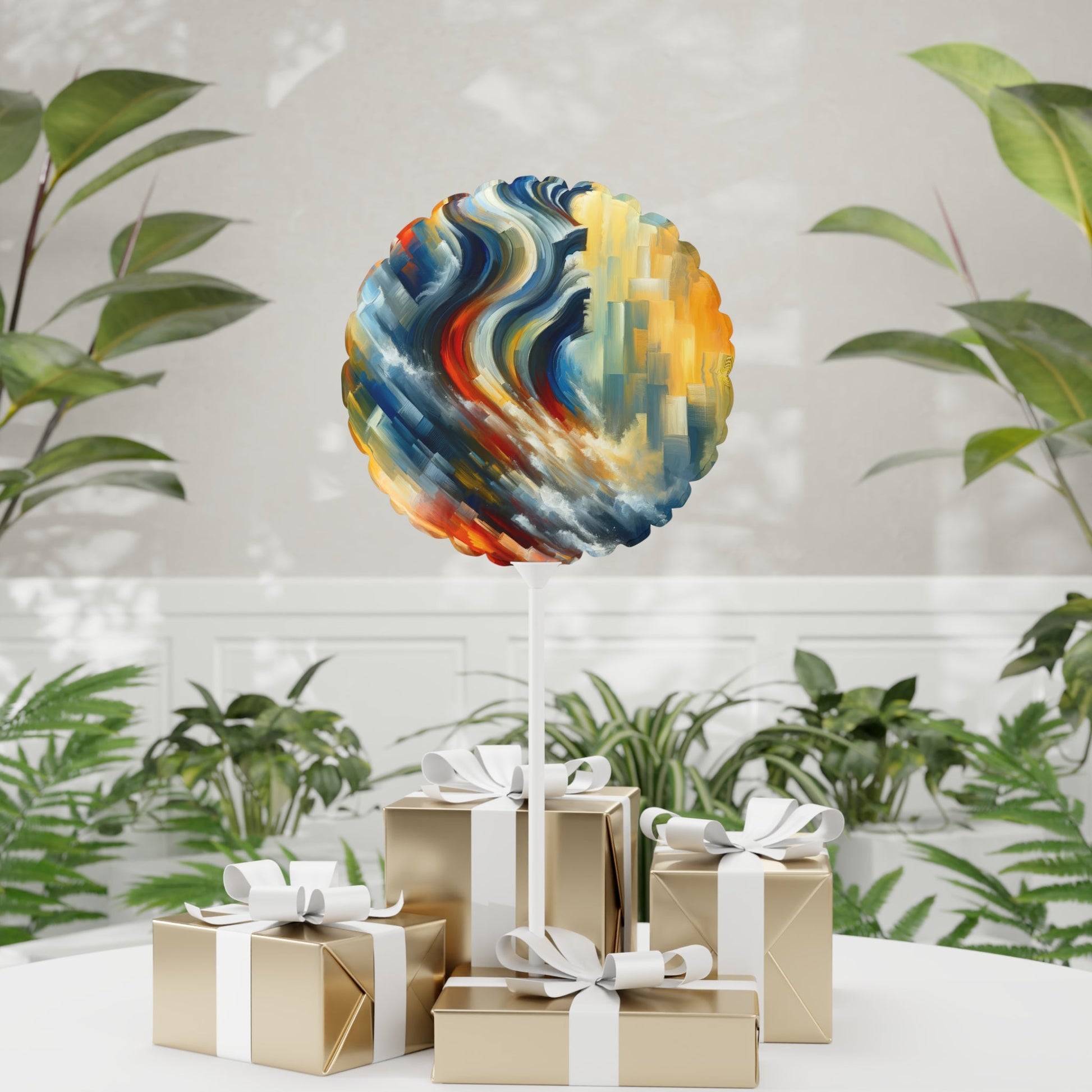 Persistence Force Abstract Balloon (Round and Heart-shaped), 11" - ATUH.ART