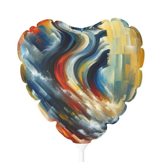 Persistence Force Abstract Balloon (Round and Heart-shaped), 11" - ATUH.ART