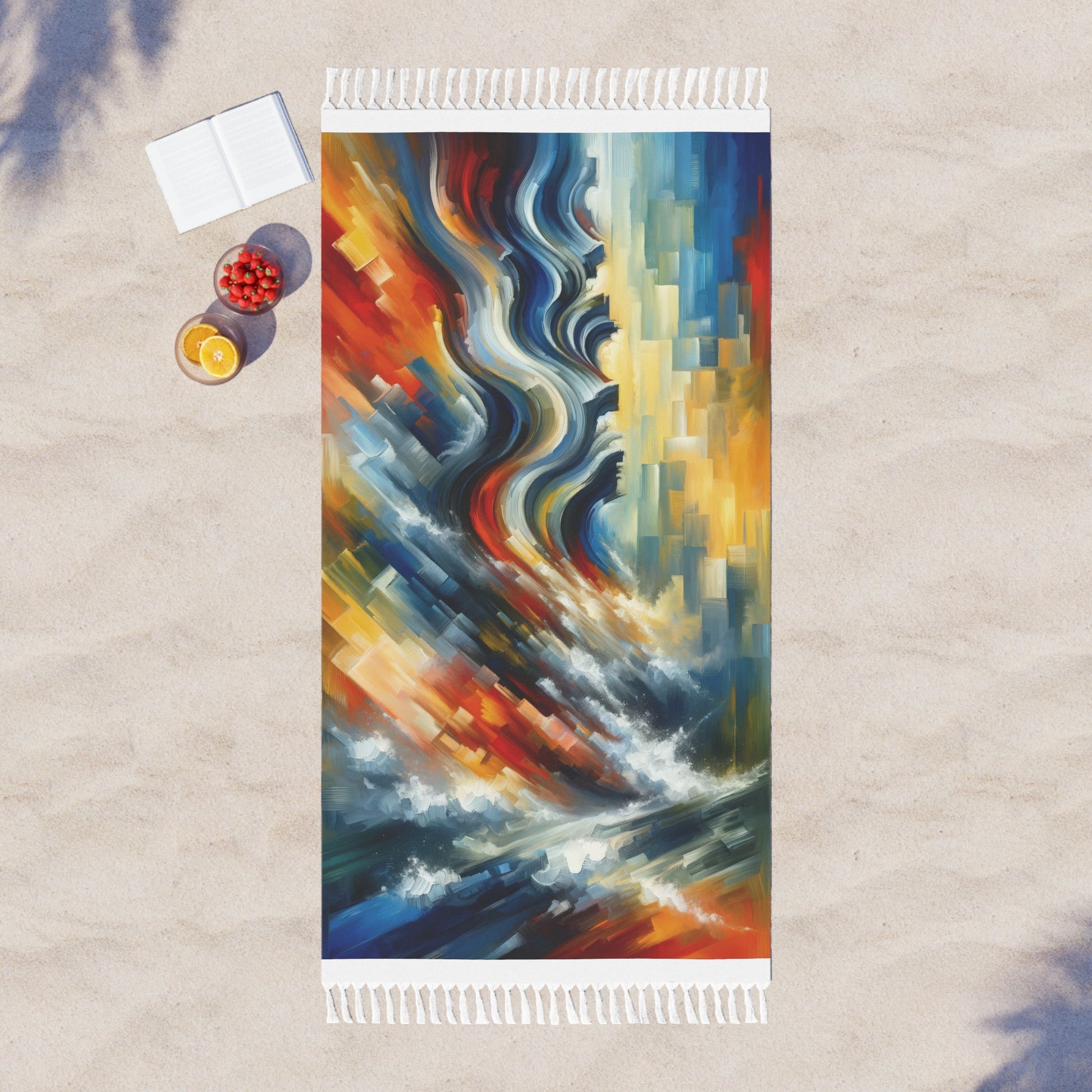 Persistence Force Abstract Boho Beach Cloth - ATUH.ART