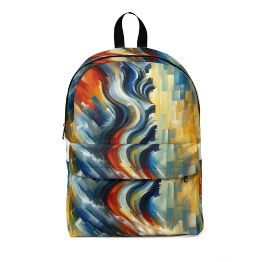 Persistence Force Abstract Unisex Classic Backpack - ATUH.ART