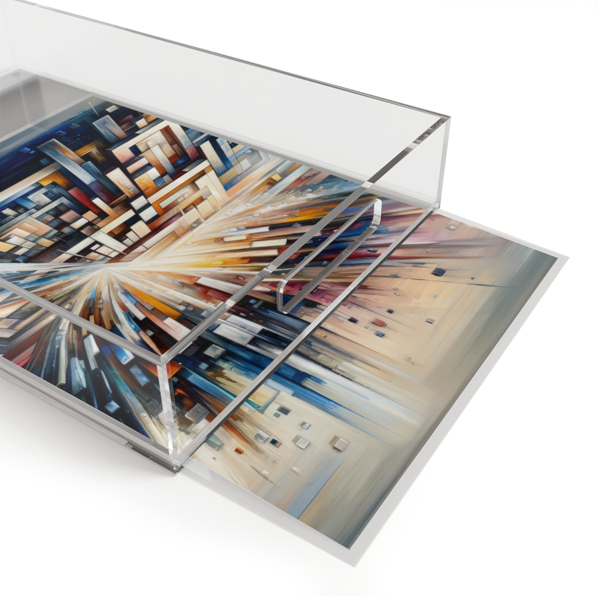Pieces Unifying Focus Acrylic Serving Tray - ATUH.ART