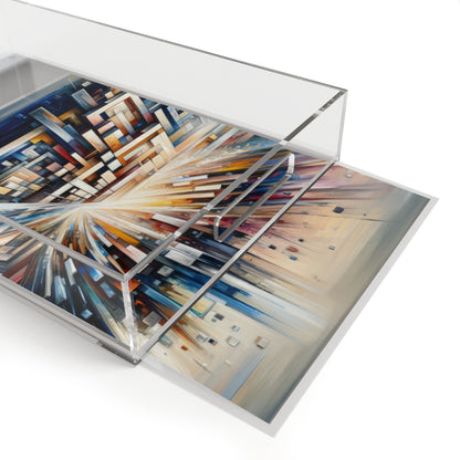Pieces Unifying Focus Acrylic Serving Tray - ATUH.ART