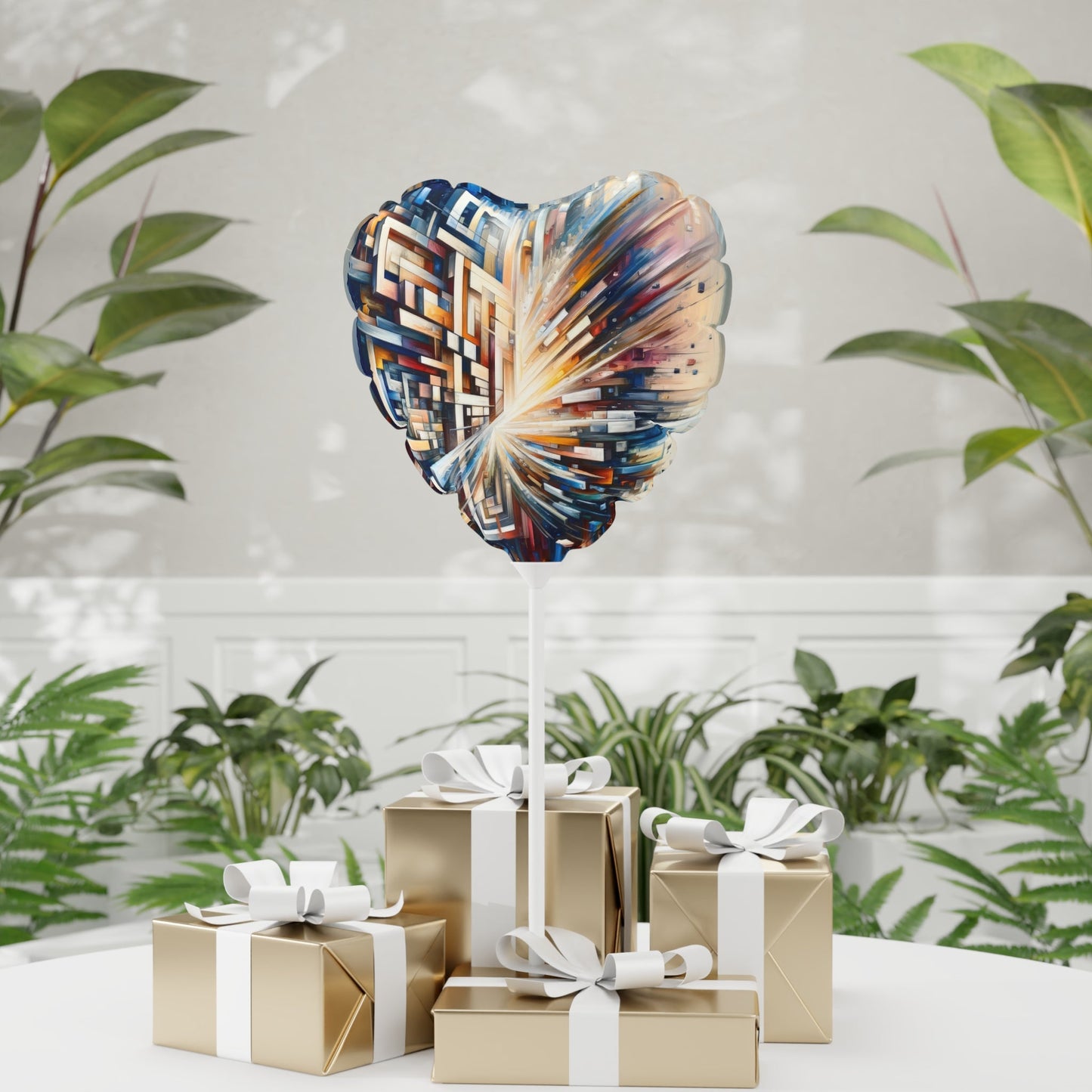 Pieces Unifying Focus Balloon (Round and Heart-shaped), 11" - ATUH.ART